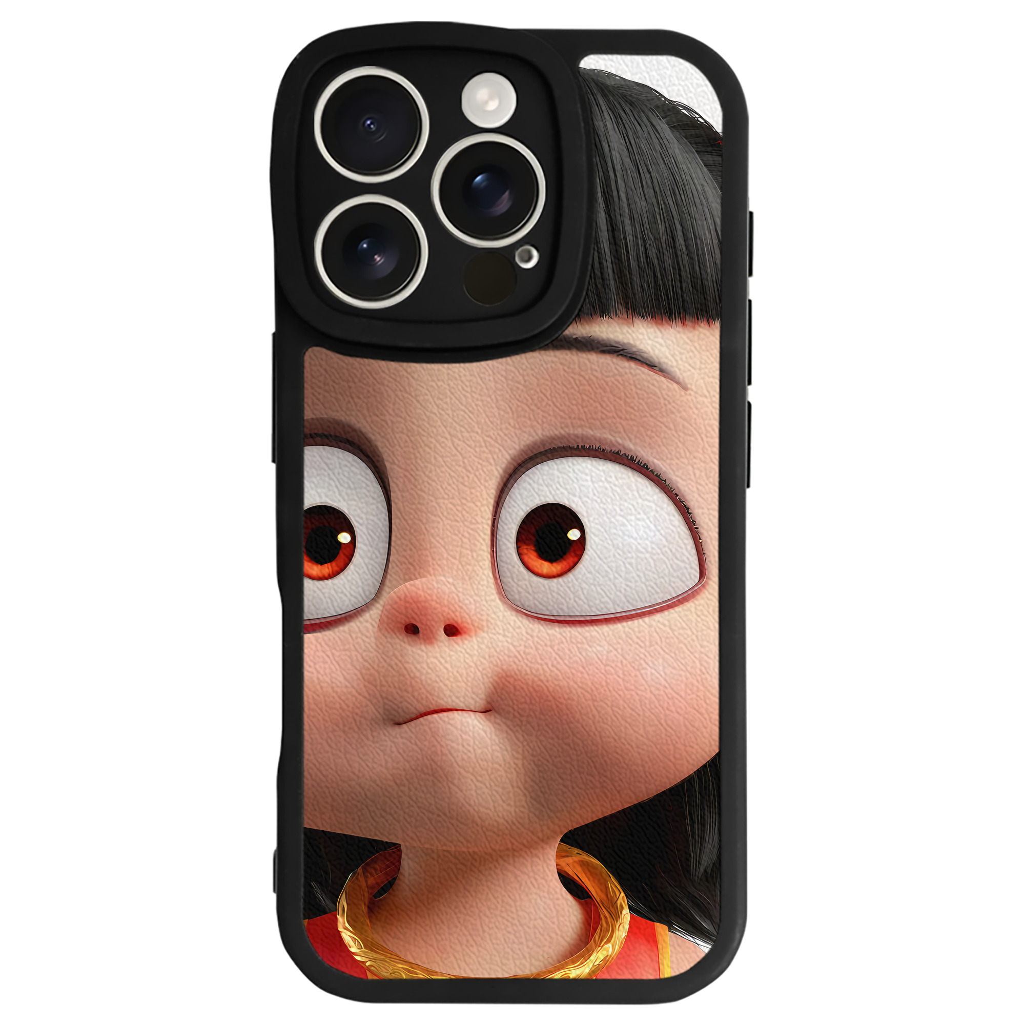 （画像用） Ne Zha 2 ナタ 魔童の大暴れ 【iPhone 16シリーズ対応】シリコンスマホケース（レザー調） 材質：シリコン